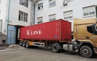 pneumatic products container