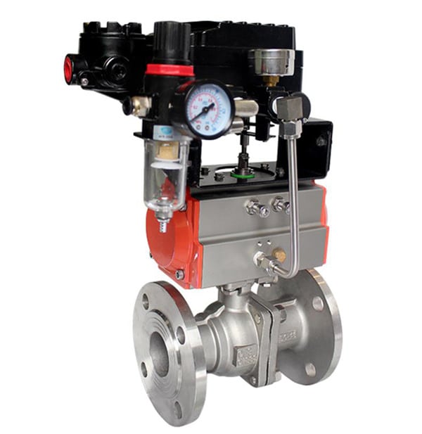 pneumatic actuated ball valve