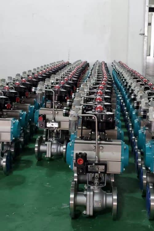 pneumatic actuator ball valve