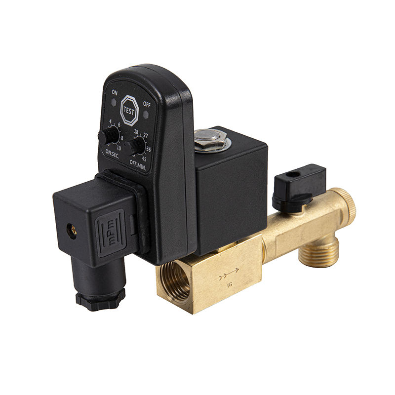 solenoid drain valve with timer