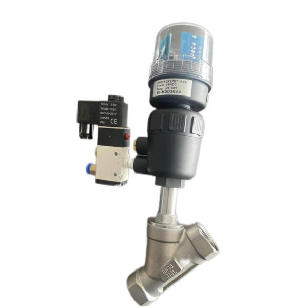 Angle Seat Valve with Limit Switch Solenoid Valve Ningbo Airkert