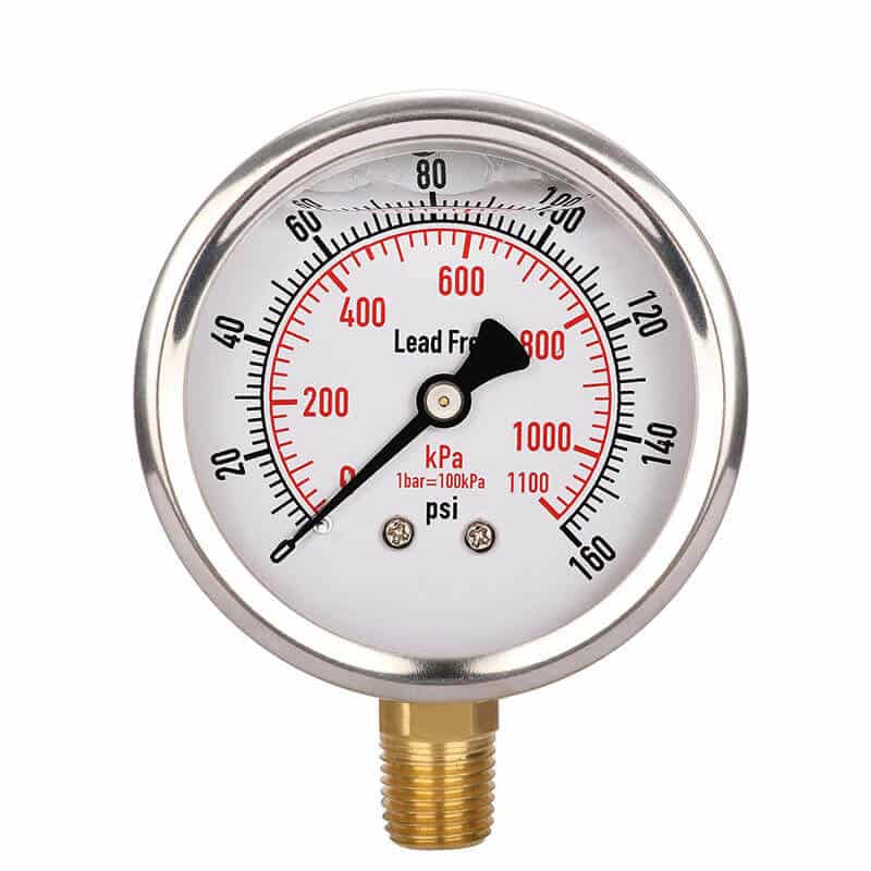 Air Oil Pressure Gauge