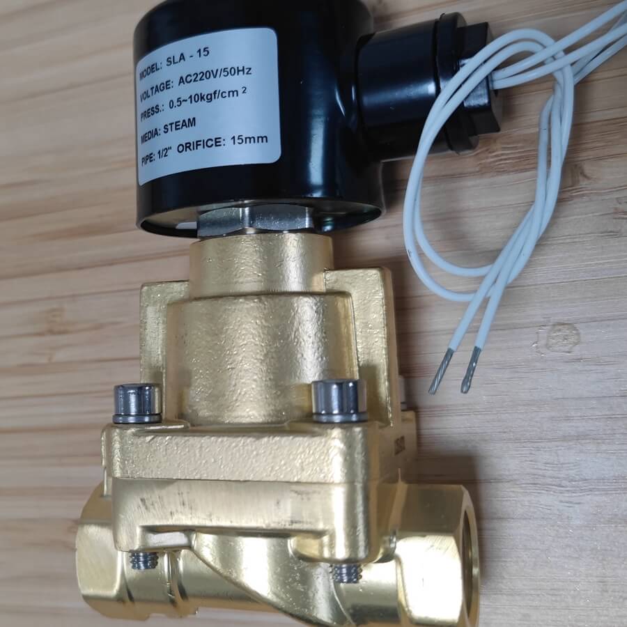 SLA BRASS STEAM SOLENOID VALVE