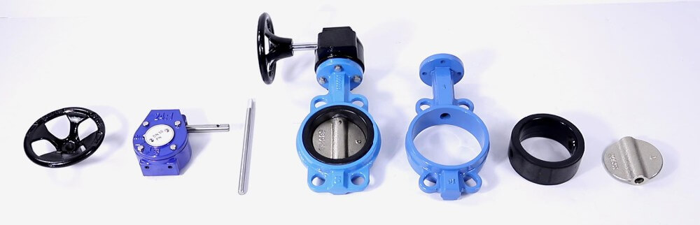 pneumatic actuated butterfly valve