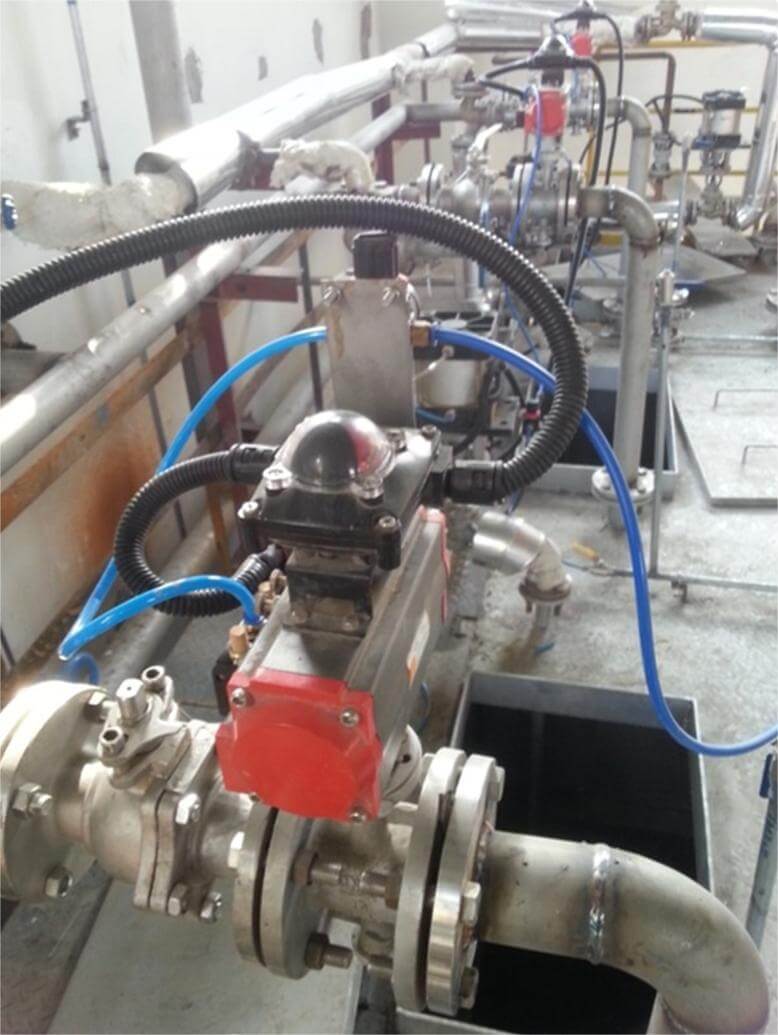 pneumatic ball valve case