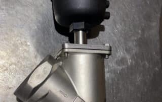 DN100 Plastic Actuator Angle Seat Valve