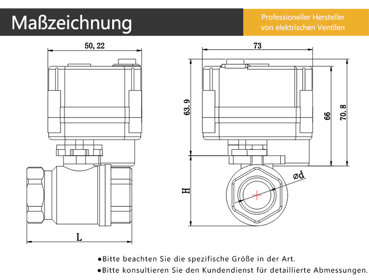 brass motorized ball valve