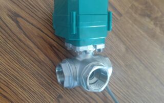 stainless steel 3 way motorized ball valve