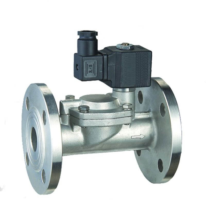 Large Size Stainless Steel Flanged Solenoid Valve