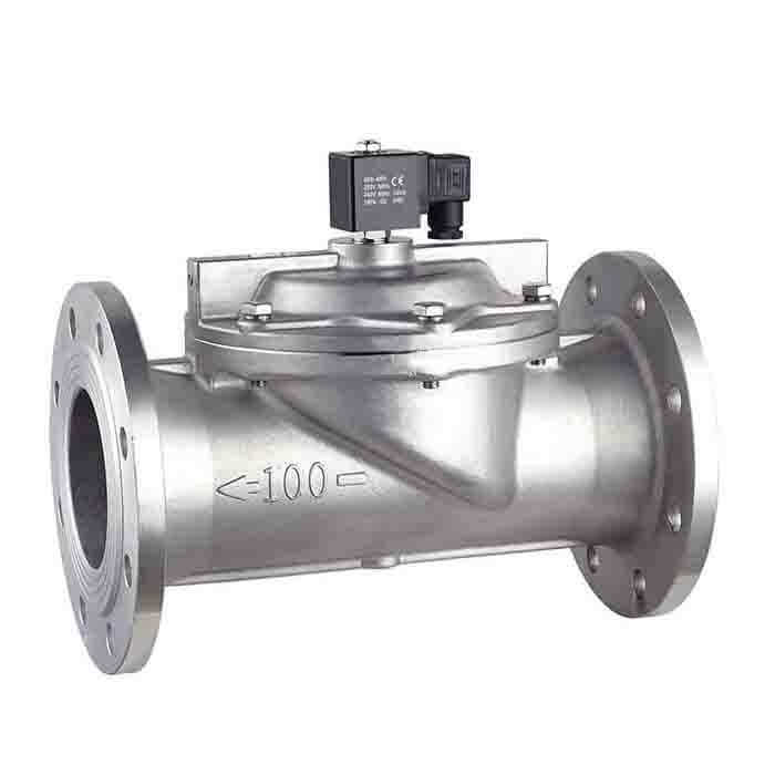 Large Size Stainless Steel Flanged Solenoid Valve