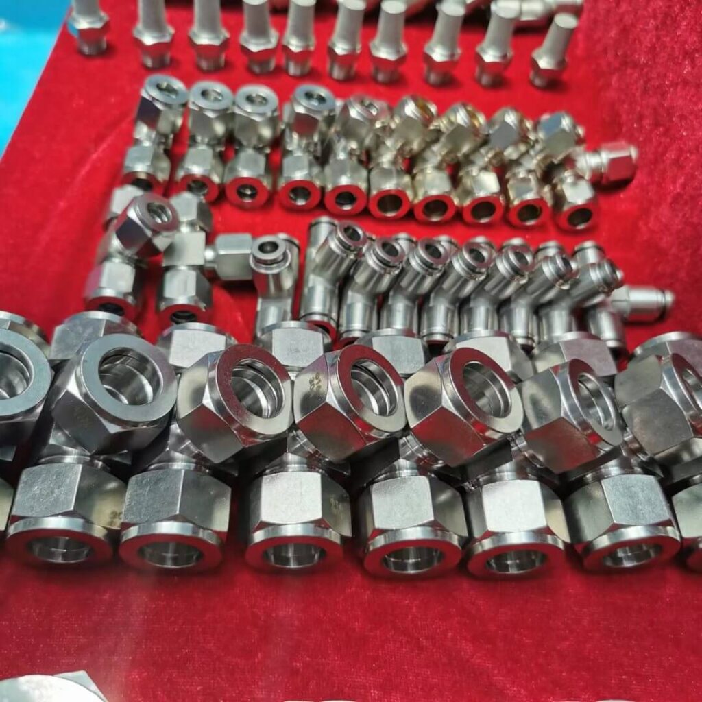 stainless steel compression fittings push in fittings