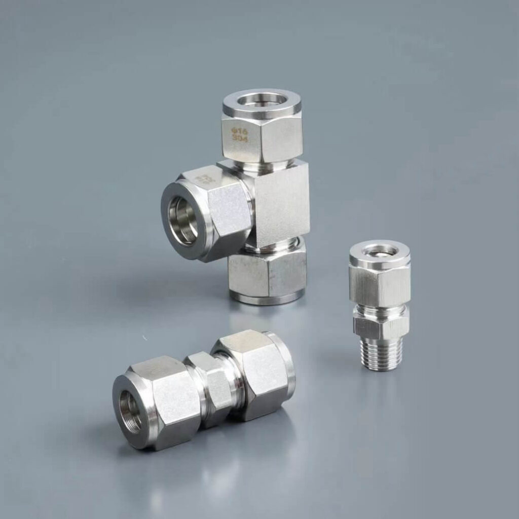 stainless steel compression fittings push in fittings