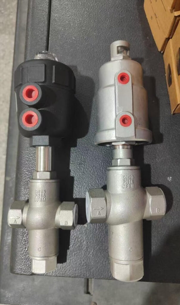stainless steel pneumatic actuated valve