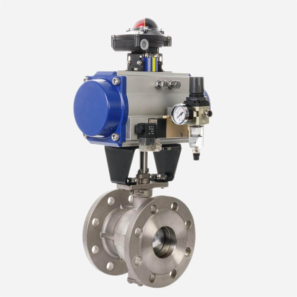 Pneumatic Actuated V Ball Valve