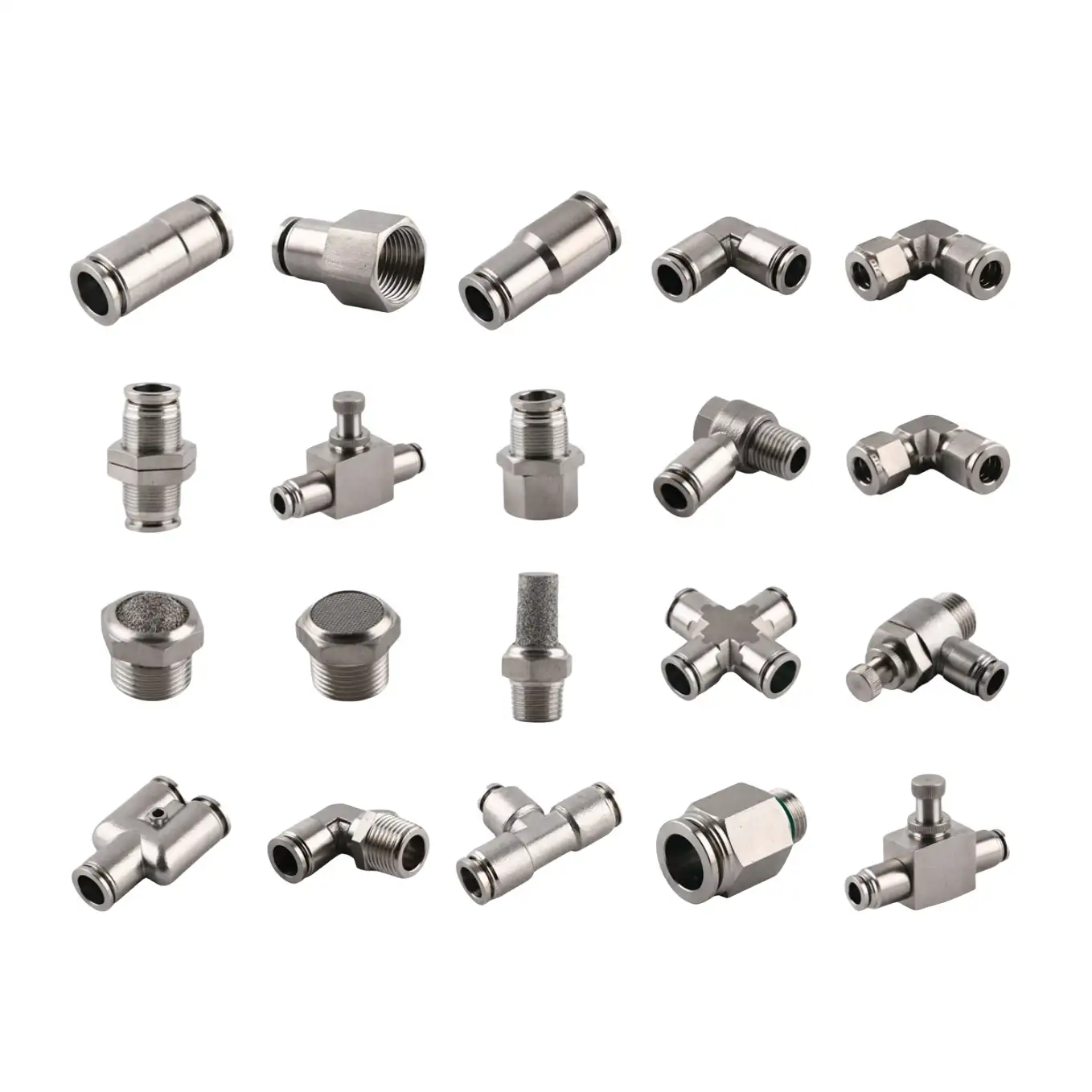 stainless steel one touch push-in fittings