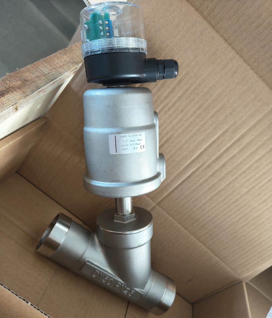 Angle Seat Valve with Positioner