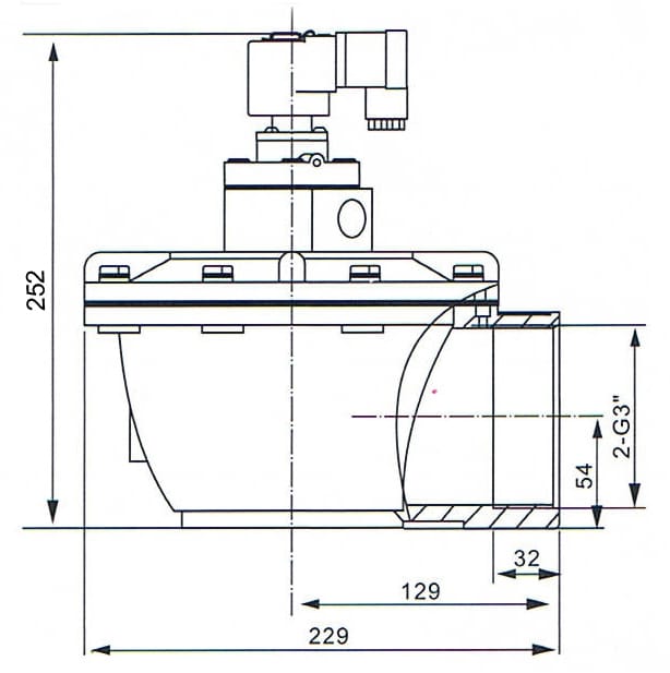 CA76T000 Goyen Type diaphragm Valve