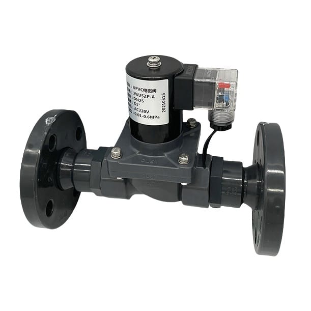 Flanged UPVC Solenoid Valve