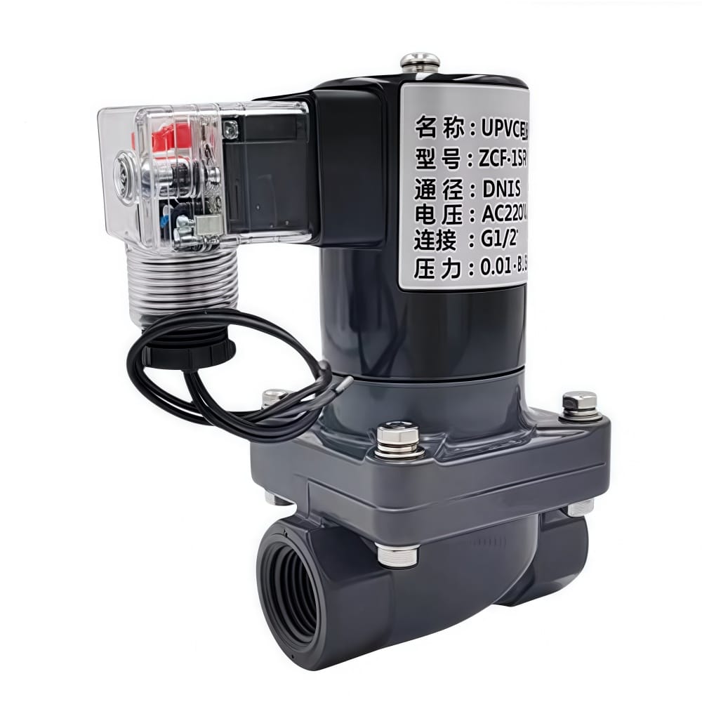 Threaded UPVC Solenoid Valve