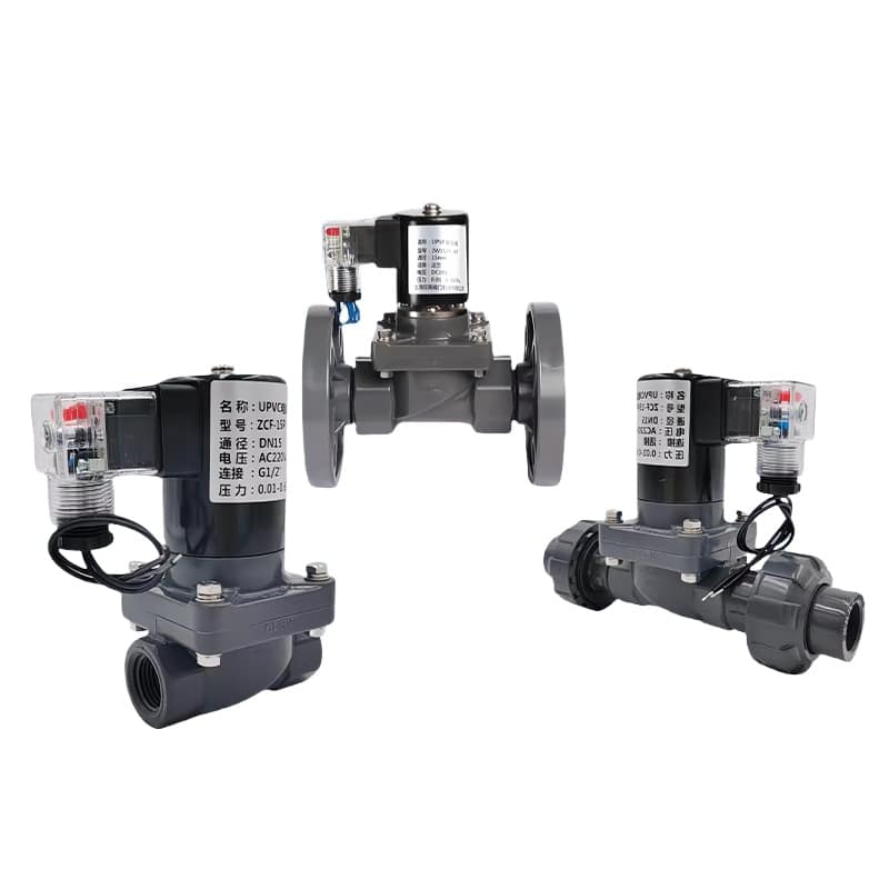 UPVC Plastic Valve Solenoid Valve