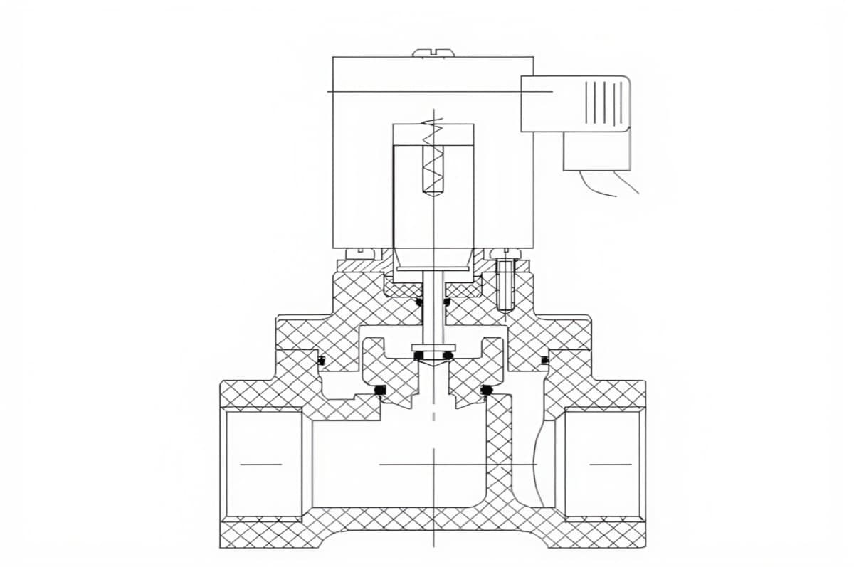 upvc solenoid valve profile