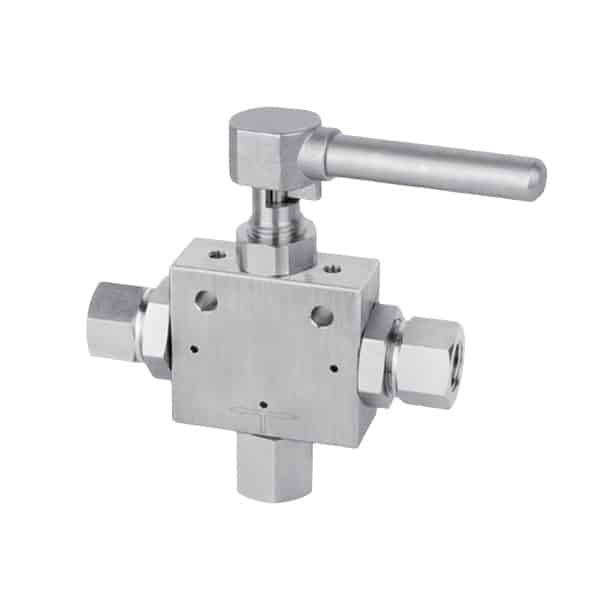 stainless steel 3 way ball valve