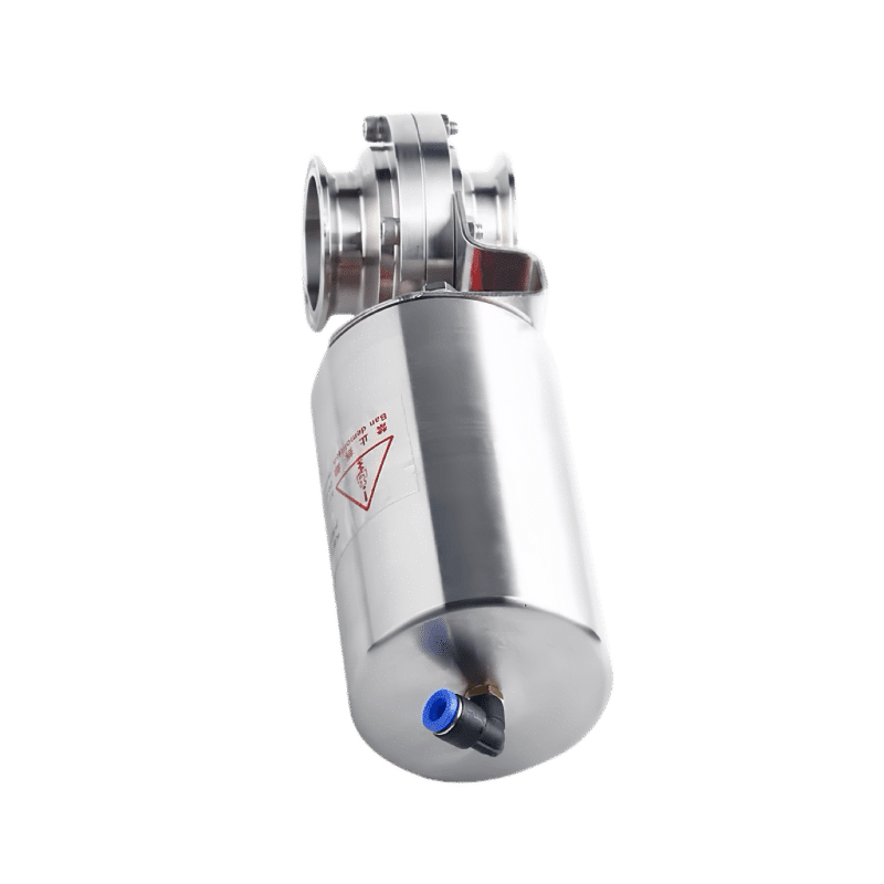 SS316 pneumatic butterfly valve 2