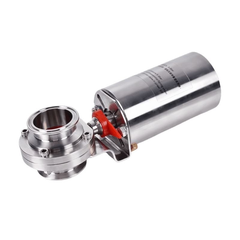 Stainless steel pneumatic butterfly valve