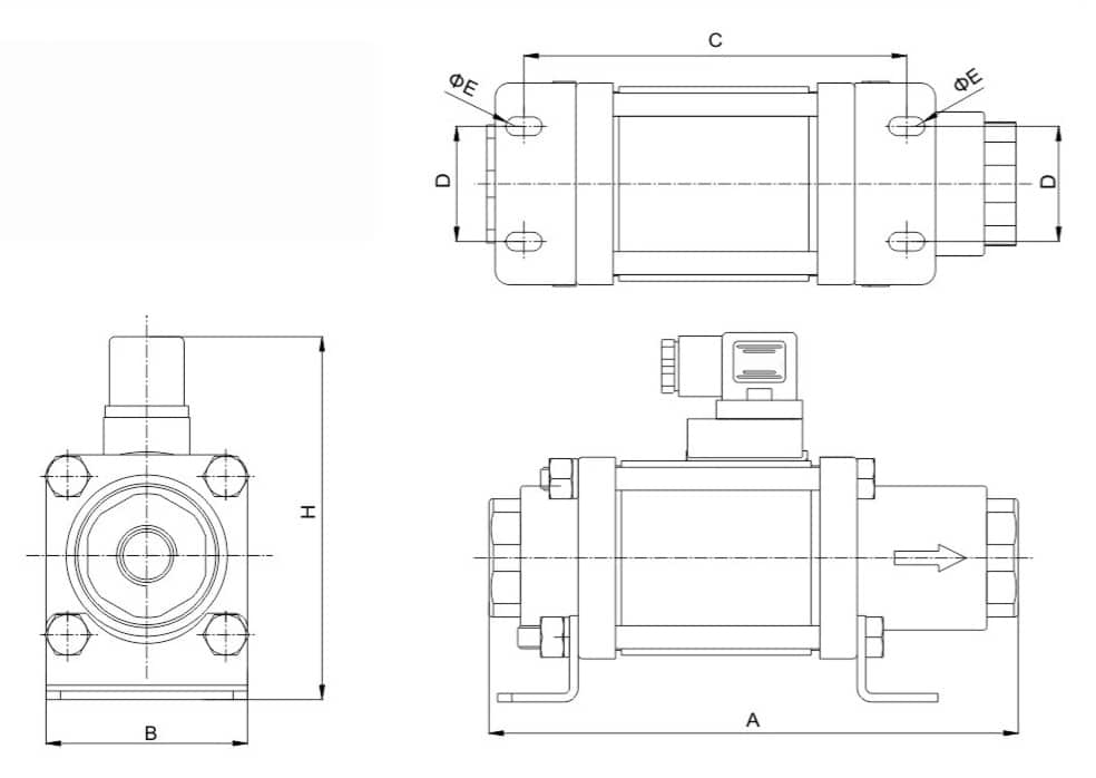 Axial Solenoid Valve Size