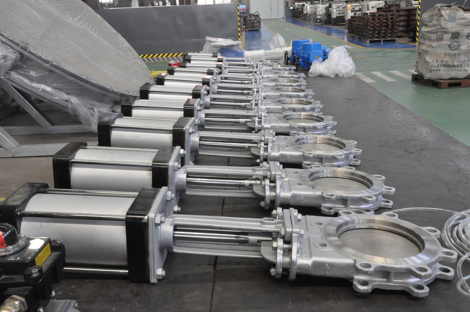Pneumatic Actuated Knife Valve