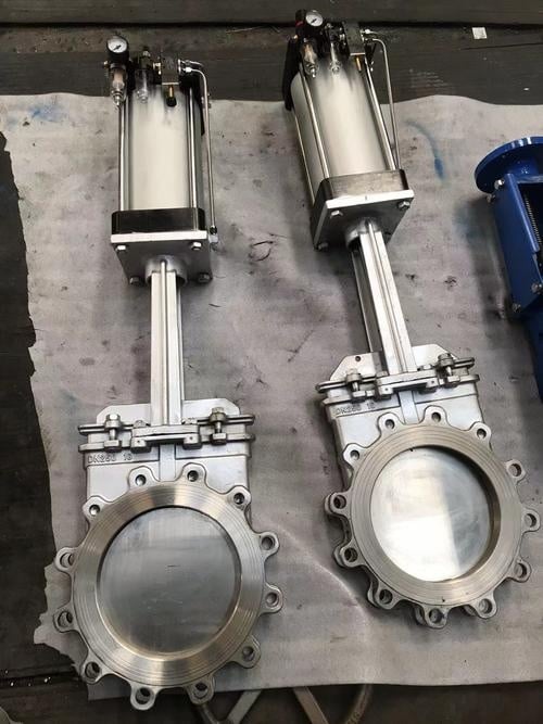 Pneumatic Actuated Knife Valve