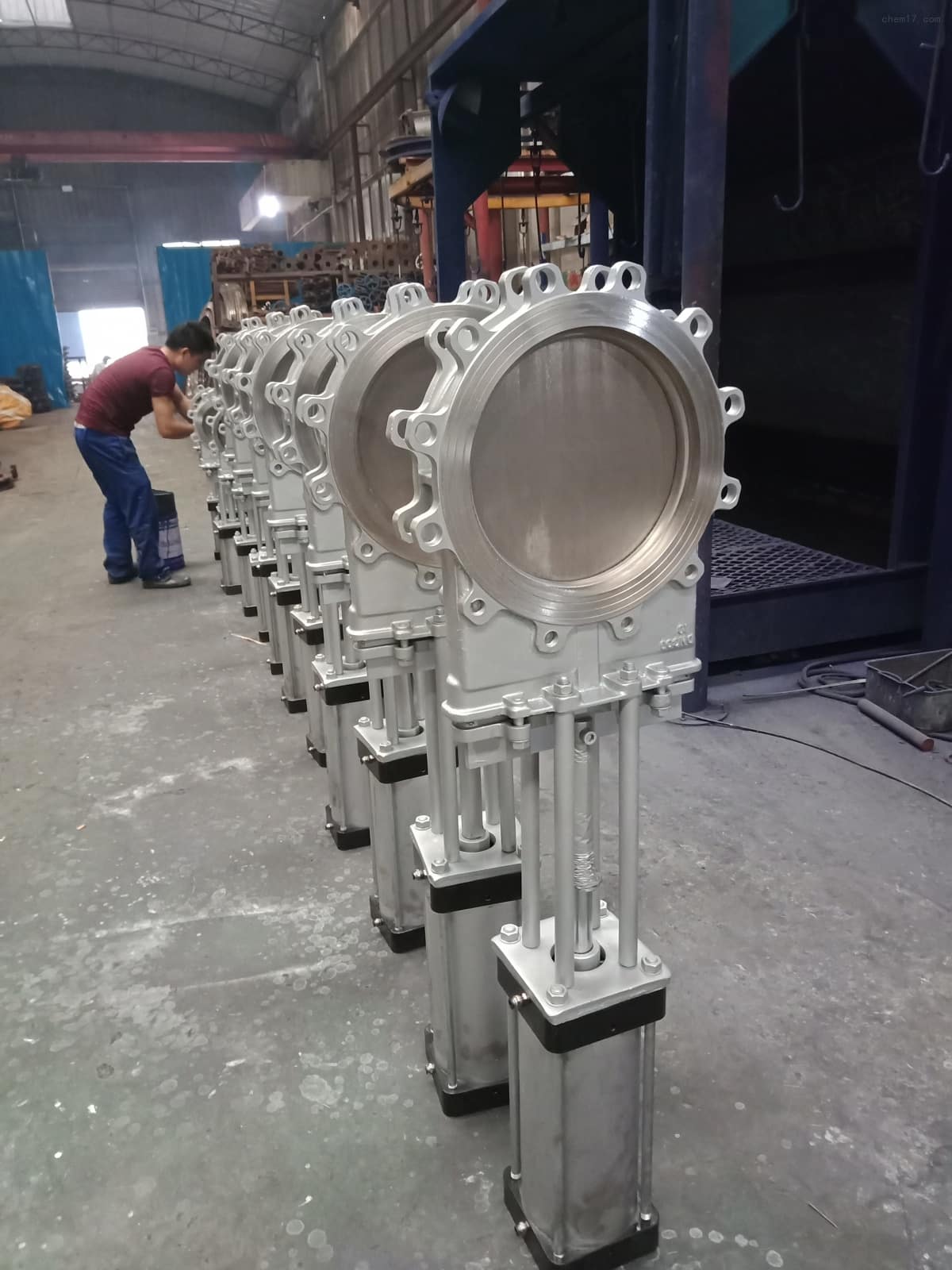 Pneumatic Actuated Knife Valve
