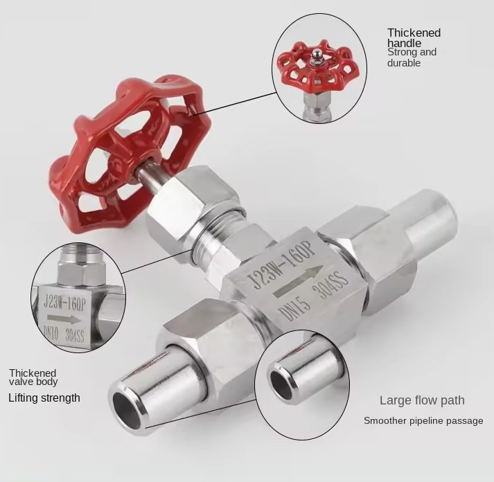stainless steel needle valve details