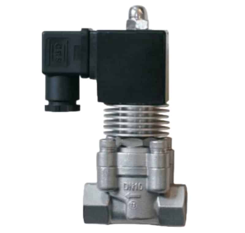 Low temperature solenoid valve