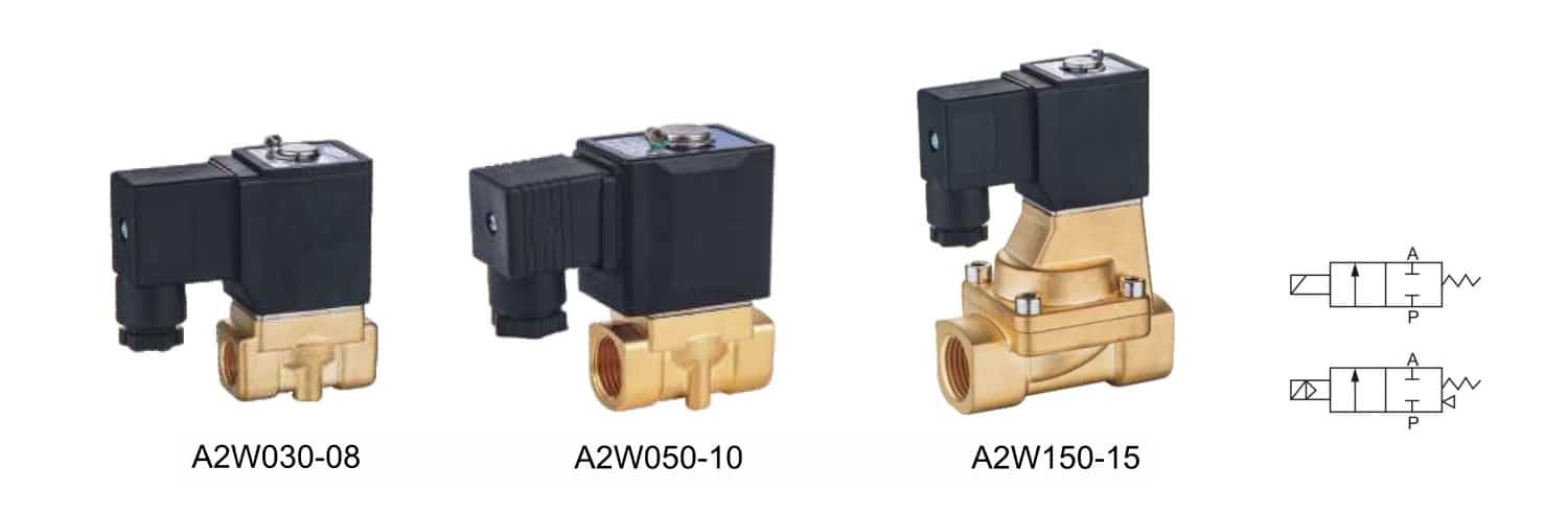 New 2W solenoid valves