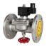 Flanged Solenoid Valve With Manual